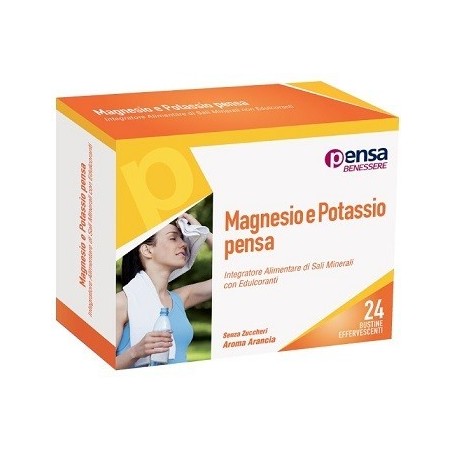 Towa Pharmaceutical Magnesio E Potassio Arancia Pensa 24 Bustine Effervescenti