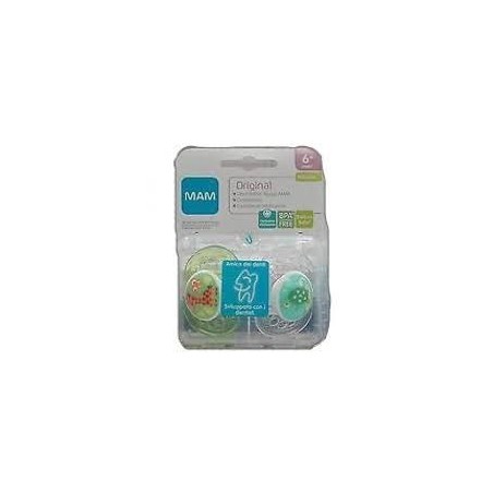 Bamed Baby Italia Mam Original 6+ Silicone Confezione Doppia Neutro