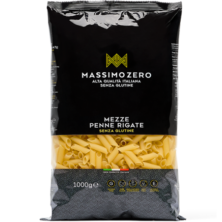 Massimo Zero Mezze Penne Rigate 1 Kg