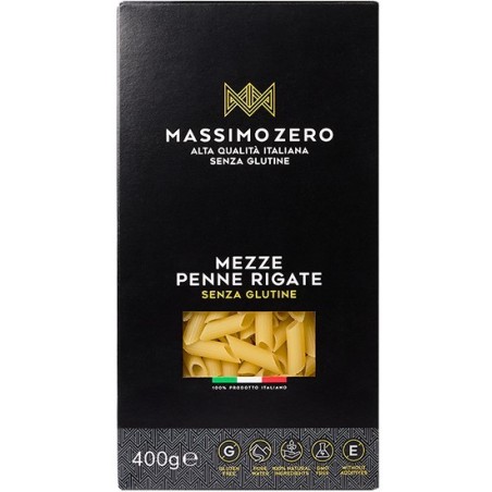 Massimo Zero Mezze Penne Rigate 400 G