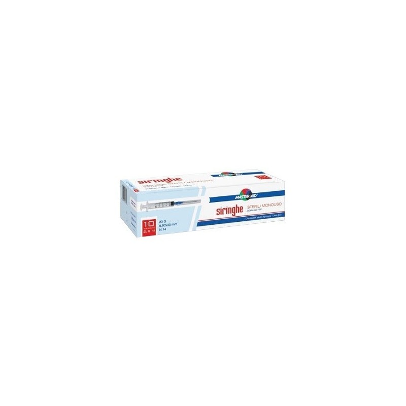 Pietrasanta Pharma Siringa Per Venipuntura Master-aid 10 Ml Gauge 21 10 Pezzi