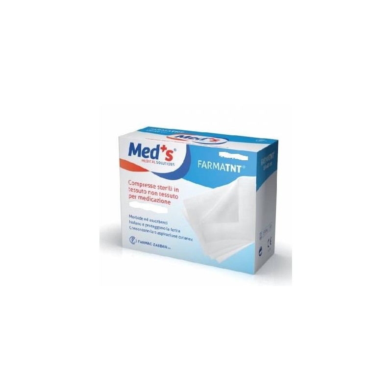 Farmac-zabban Medicazione Meds Farmatessuto Non Tessuto Assorbente 10x10cm 6 Pezzi