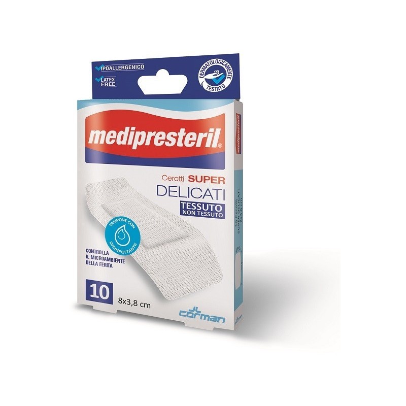 Corman Medipresteril Cerotti Delicati Super 8 X 3,8 10 Pezzi