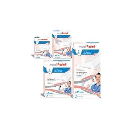 Corman Medicazione Post Operatoria Medipresteril Delicata Tnt 10x25cm 3 Pezzi