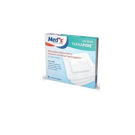 Farmac-zabban Medicazione Adesiva Meds 10x12 Cm 5 Pezzi