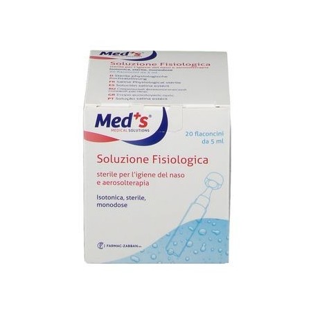 Farmac-zabban Soluzione Fisiologica Meds 20 Flaconcini Da 5 Ml