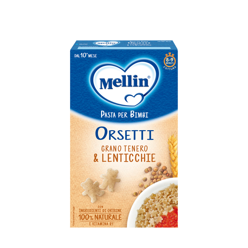 Danone Nutricia Soc. Ben. Mellin Orsetti Con Lenticchie 280 G