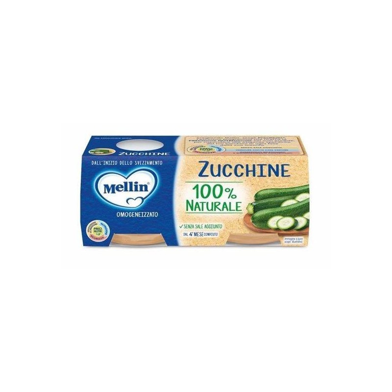 Danone Nutricia Soc. Ben. Mellin Omogeneizzato Zucchine 2 X 80 G