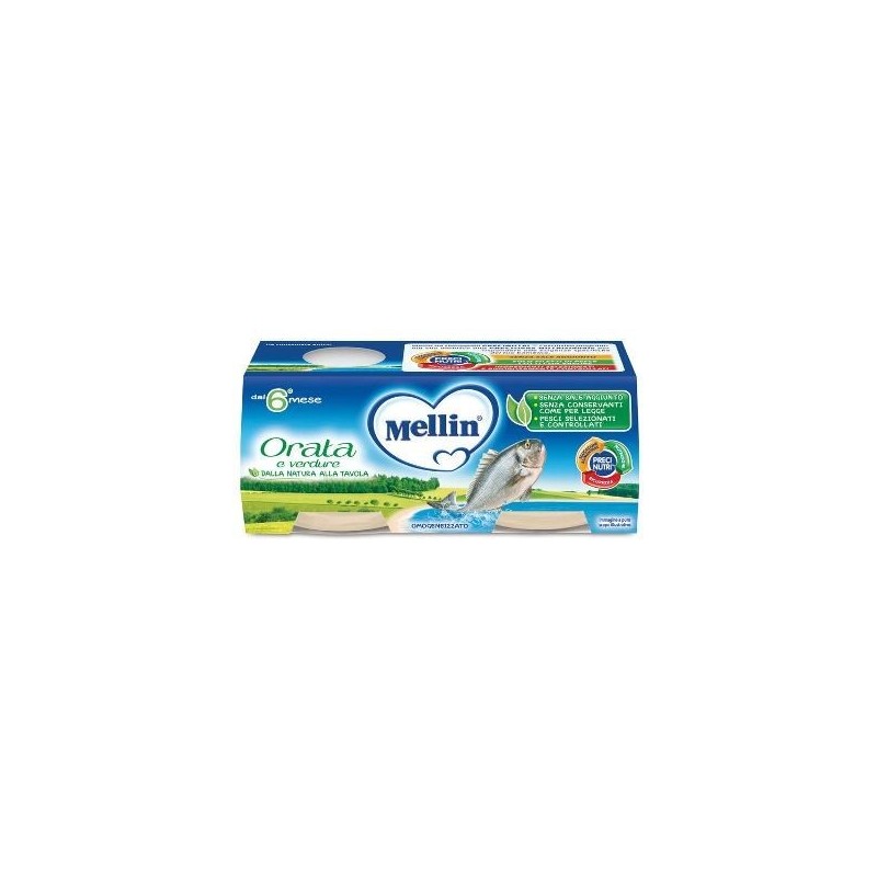 Danone Nutricia Soc. Ben. Mellin Omogeneizzato Orata 2x80 G