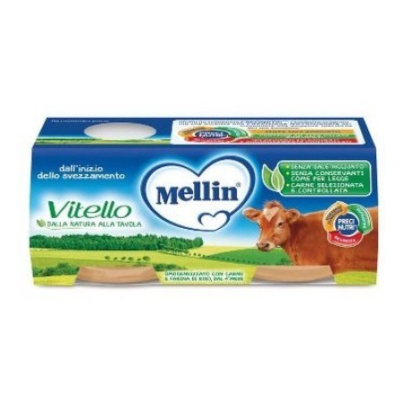 Danone Nutricia Soc. Ben. Mellin Omogeneizzato Vitello 2 X 80 G