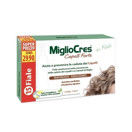 F&f Migliocres Capelli Forte 15 Fiale X 7 Ml