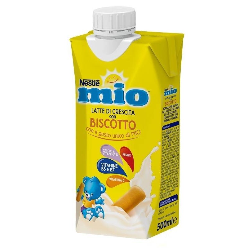 Nestle' Italiana Mio Latte Crescita Biscotto 500 Ml