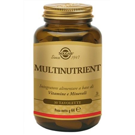 Solgar It. Multinutrient Multinutrient 30 Tavolette