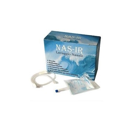 E. P. Medica Nasir Doccia Nasale Con Soluzione Fisiologica Isotonica 6 Sacche 500 Ml + 1 Blister