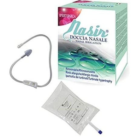 E. P. Medica Nasir Doccia Nasale Con Soluzione Fisiologica Ipertonica 8 Sacche 250 Ml + 1 Blister