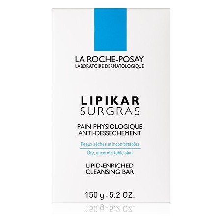 La Roche Posay Lipikar Surgras Pane fisiologico per detergere la pelle delle mani 150 g