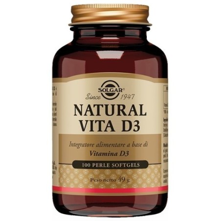 Solgar It. Multinutrient Natural Vita D3 100 Perle