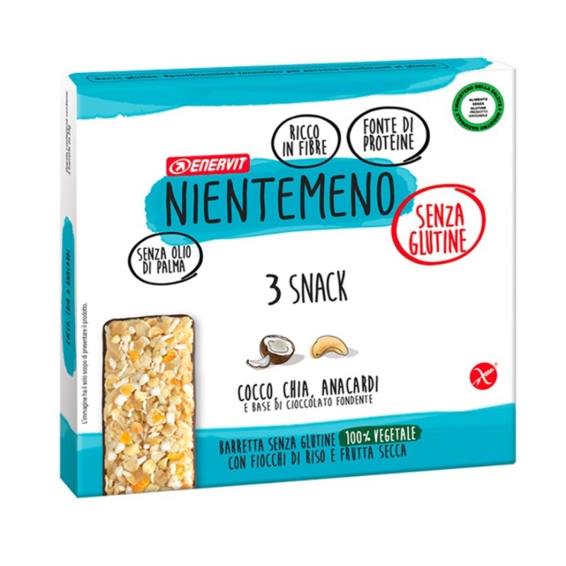 Enervit Nientemeno En Barretta Cocco Chia Anacardi