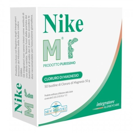 New Mercury Nike M Cloruro Magnesio 50 Bustine 50 G