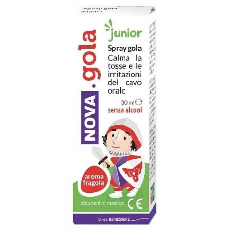 Nova Argentia Ind. Farm Nova Gola Spray Junior Fragola 30 Ml