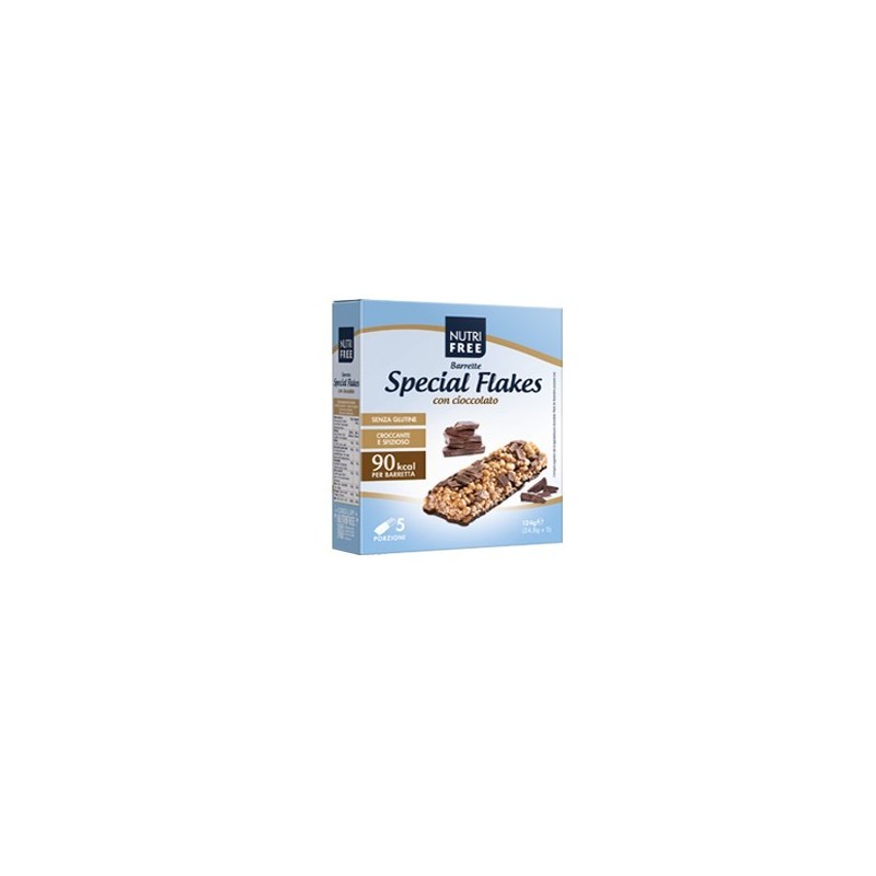 Nt Food Nutrifree Barrette Special Flakes Cioccolato 24,8 G X 5