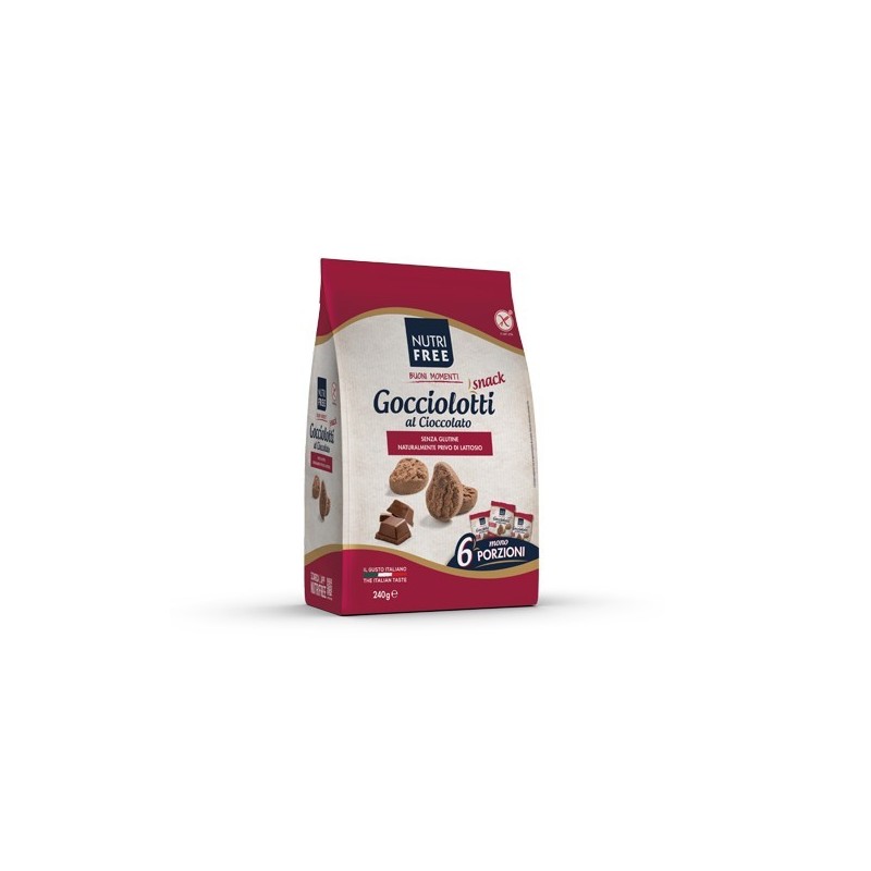 Nt Food Nutrifree Goccefrolla Snack Golosita' Al Cacao Senza Lattosio 6 Monoporzioni Da 40 G