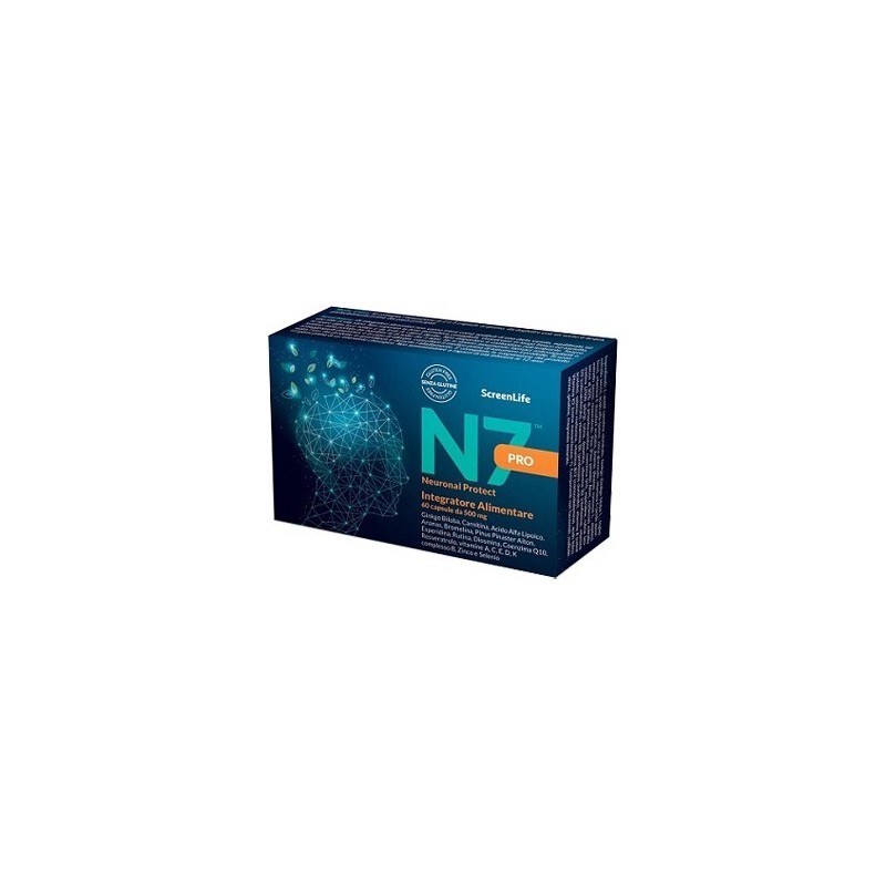 Screen Pharma S N7pro Neuronal Protect 60 Compresse Integratore Cefalle Emicrania Mal Di Testa