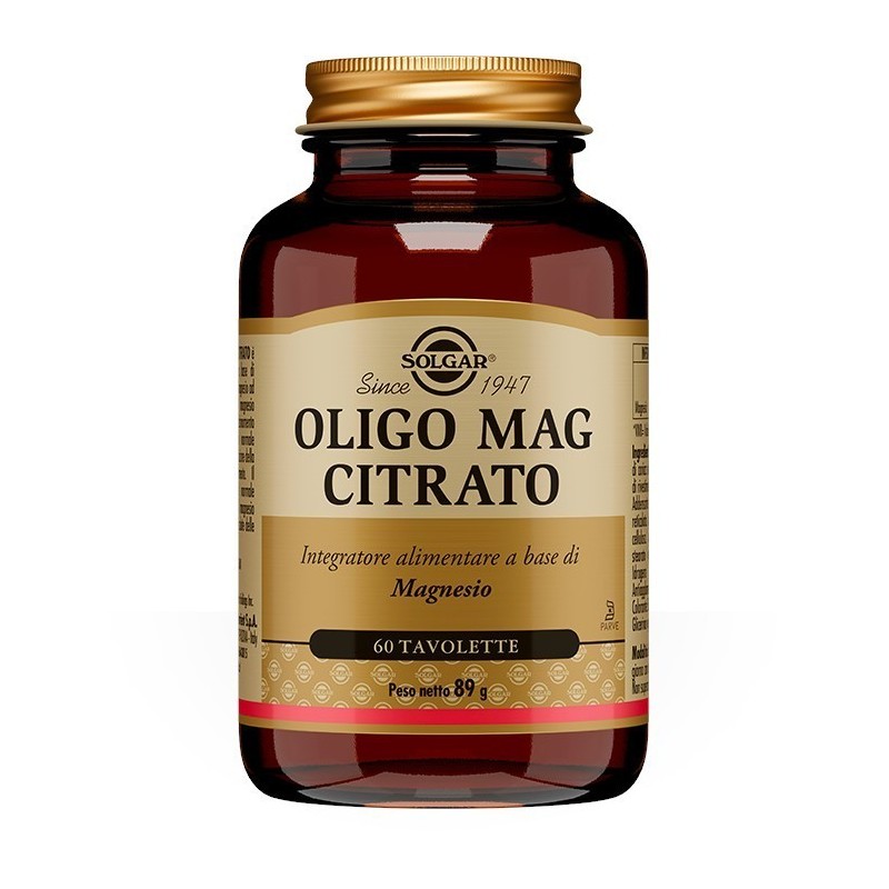 Solgar It. Multinutrient Oligo Mag Citrato 60 Tavolette