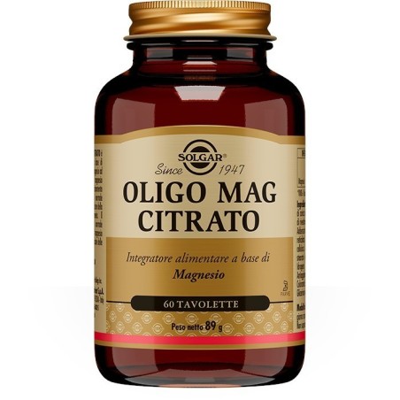 Solgar It. Multinutrient Oligo Mag Citrato 60 Tavolette