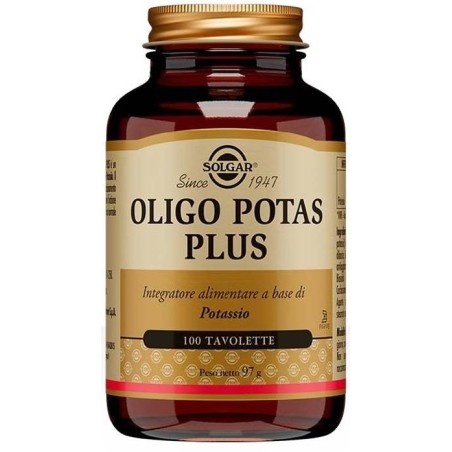 Solgar It. Multinutrient Oligo Potas Plus 100 Tavolette