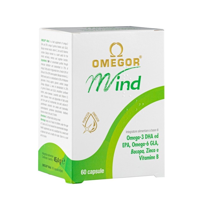 U. G. A. Nutraceuticals Omegor Mind 60 Capsule Molli