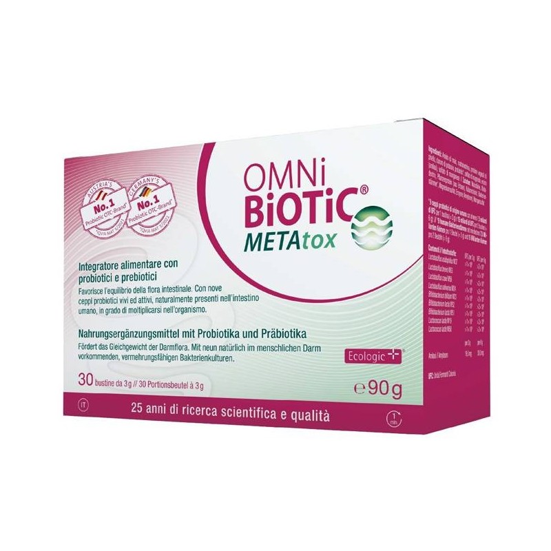 Institut Allergosan Gmbh Omni Biotic Metatox 30 Bustine Da 3 G