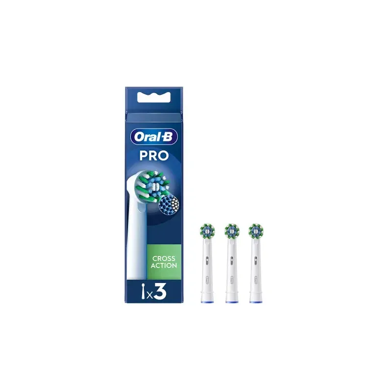 Procter & Gamble Oralb Power Refill Eb50-3 Crossaction 3 Pezzi