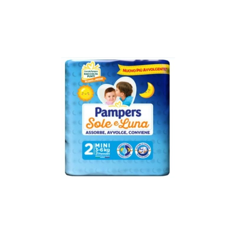 Fater Pampers Sole Luna Midini 21 Pezzi