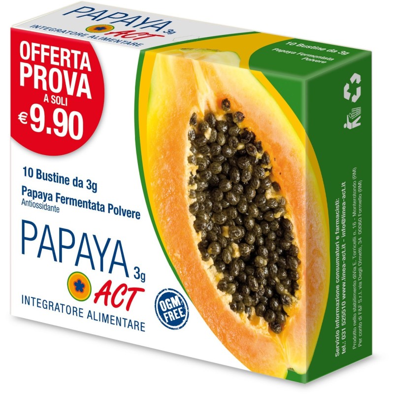 F&f Papaya Act 3g 10 Bustine