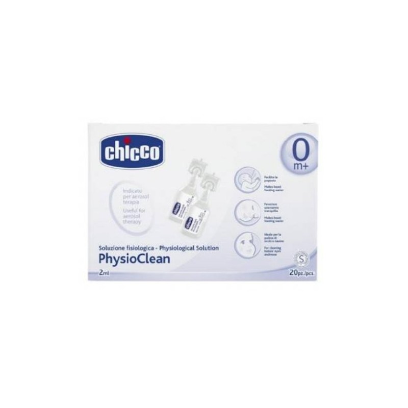 Soluzione Fisiologica Per Aerosol Chicco Physioclean 20 X 2 Ml