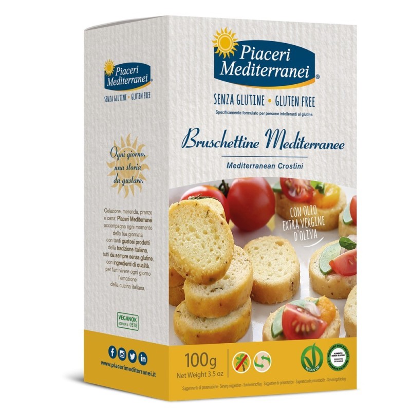 Eurospital Piaceri Mediterranei Bruschettine 100 G