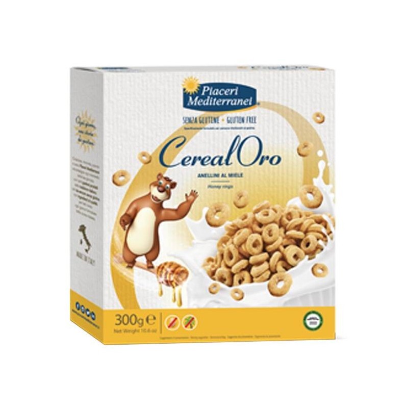 Eurospital Piaceri Mediterranei Cerealoro Anellini Miele 300 G