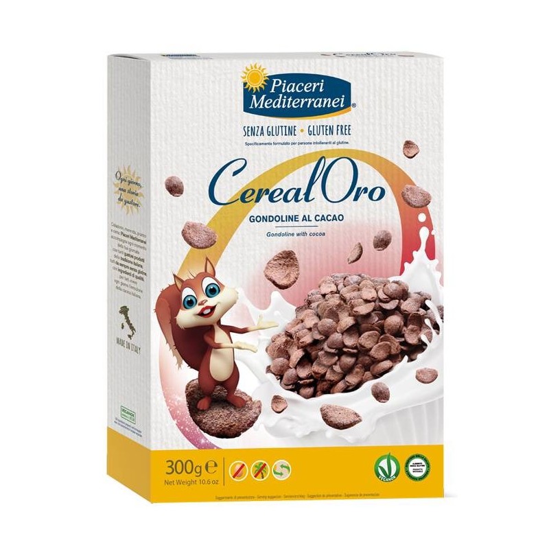 Eurospital Piaceri Mediterranei Cerealoro Gondoline Cacao 300 G