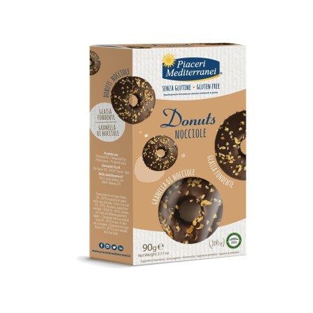 Eurospital Piaceri Mediterranei Donuts Nocciole 90 G