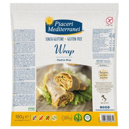 Eurospital Piaceri Mediterranei Piadina Wrap 180 G