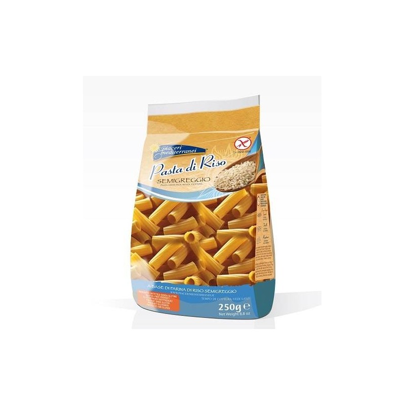 Eurospital Piaceri Mediterranei Pasta Riso Rigatoni 250 G