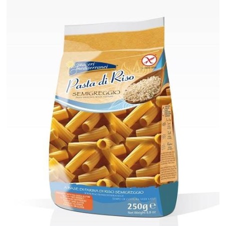 Eurospital Piaceri Mediterranei Pasta Riso Rigatoni 250 G