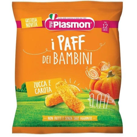 Plasmon Dry Snack Paff Zucca Carote 15 G