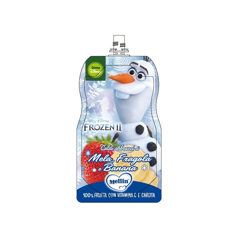 Danone Nutricia Soc. Ben. Pouch Disney Frozen Mela Fragola Banana 110 G