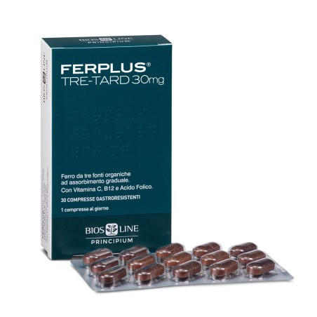 Bios Line Principium Ferplus Tre Retard 30mg 30 Compresse Gastroresistenti