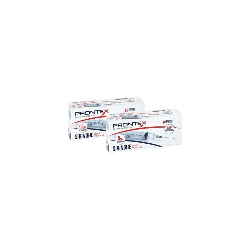 Safety Siringa Prontex 5 Ml Ago Ind 10 Pezzi