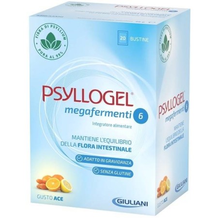 Giuliani Psyllogel Megafermenti 6 Gusto Ace 20 Bustine