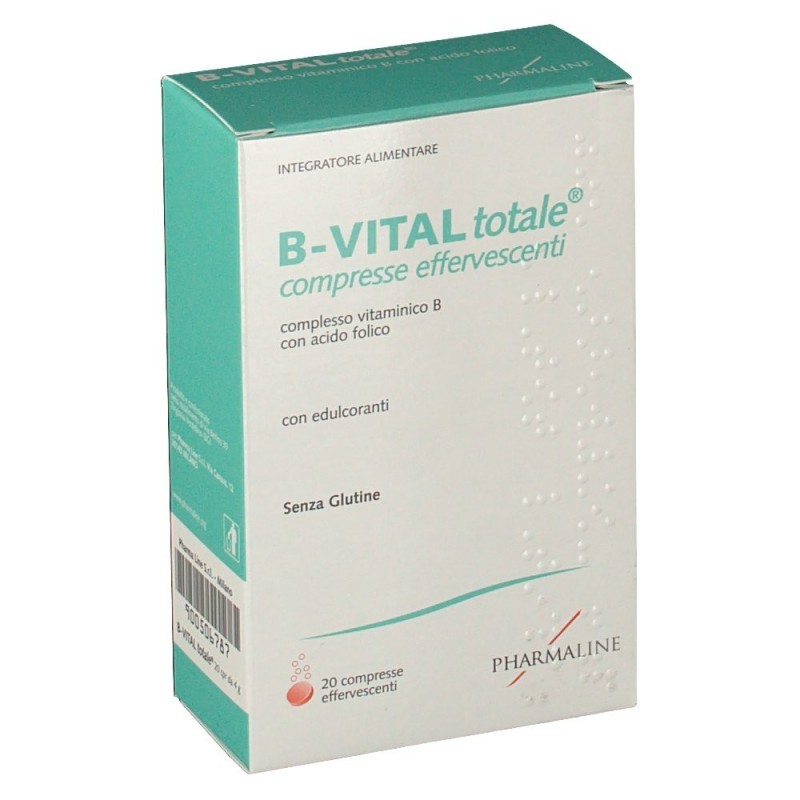 Pharma Line B-vital Totale Arancia 2 Tubi 10 Compresse Effervescenti