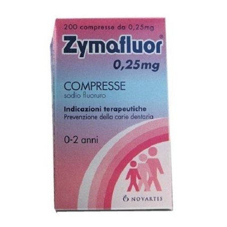 Rottapharm Zymafluor 1,14 Mg/ml Gocce Orali, Soluzione Zymafluor 0,25 Mg Compresse Zymafluor 0,50 Mg Compresse Zymafluor 1 Mg Co